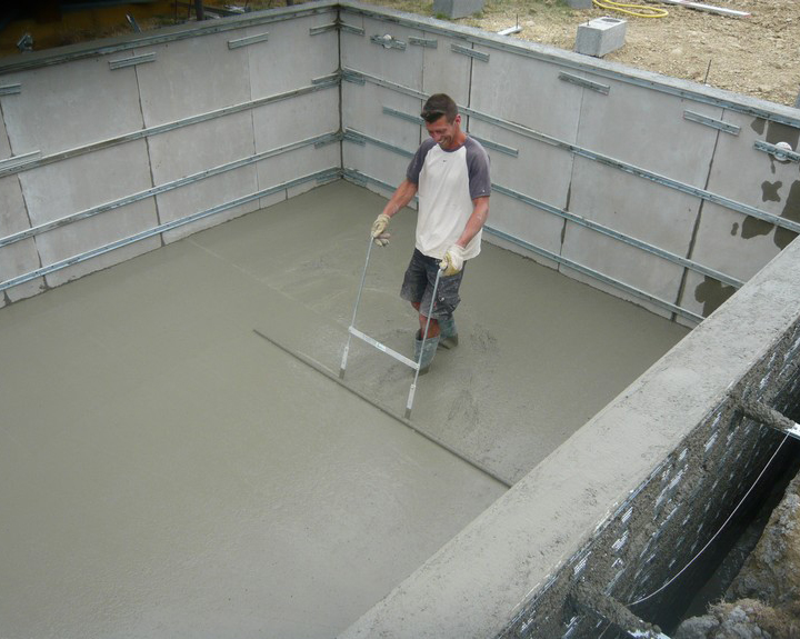 debullage dalle fond piscine